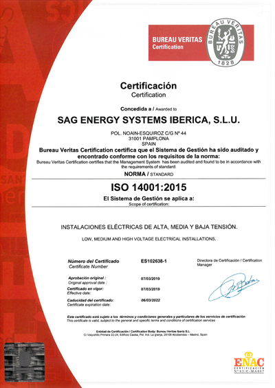 Certificado 14001 Bureau